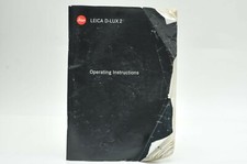 Leica D-LUX 2 Camera Instruction Owners Manual