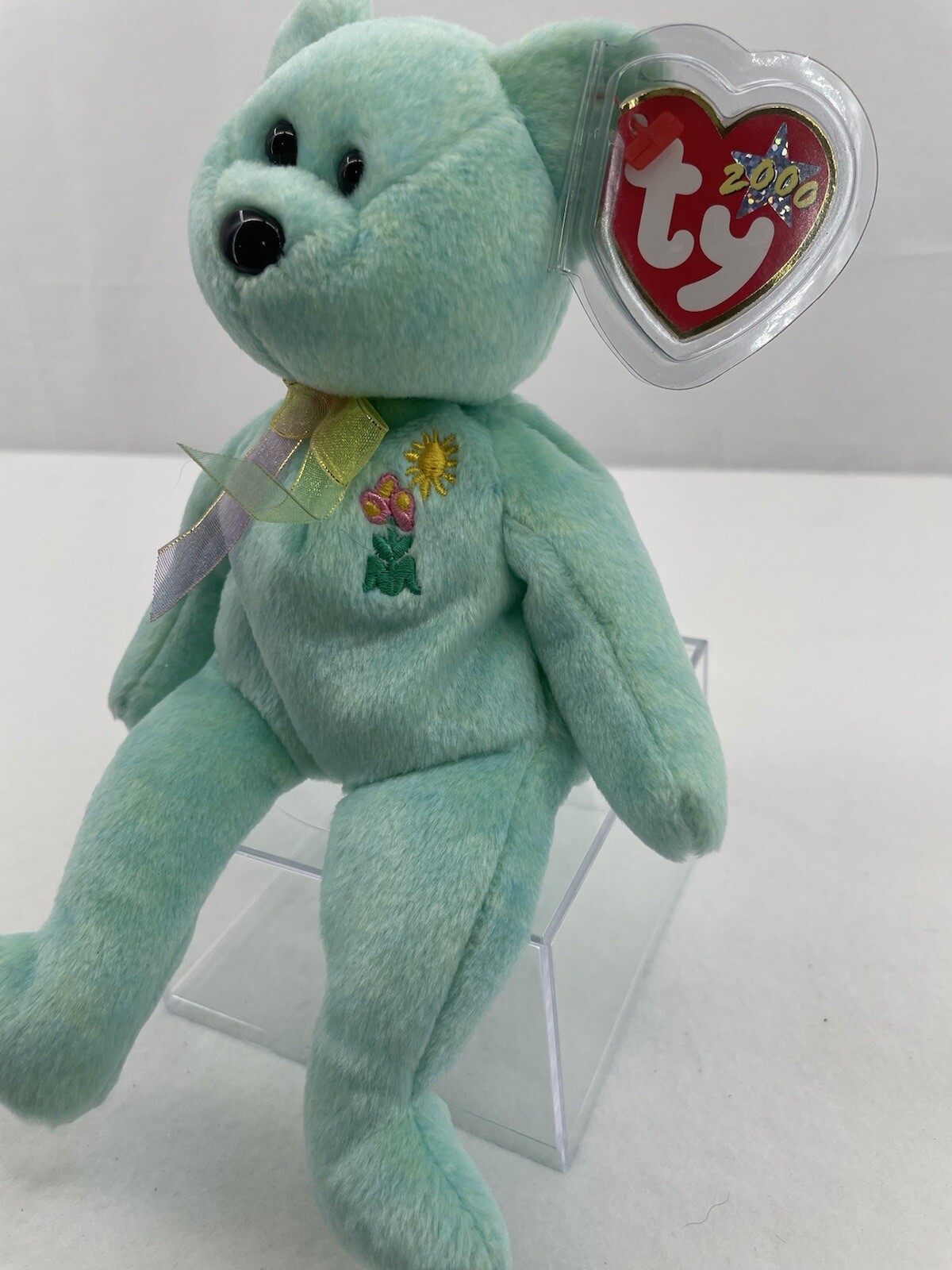 Peluche Beanie Babies Roscoe Il Cane: 15 Cm, Morbido, Colori Bianco/nero/marrone, Età 3+, Collezionabile