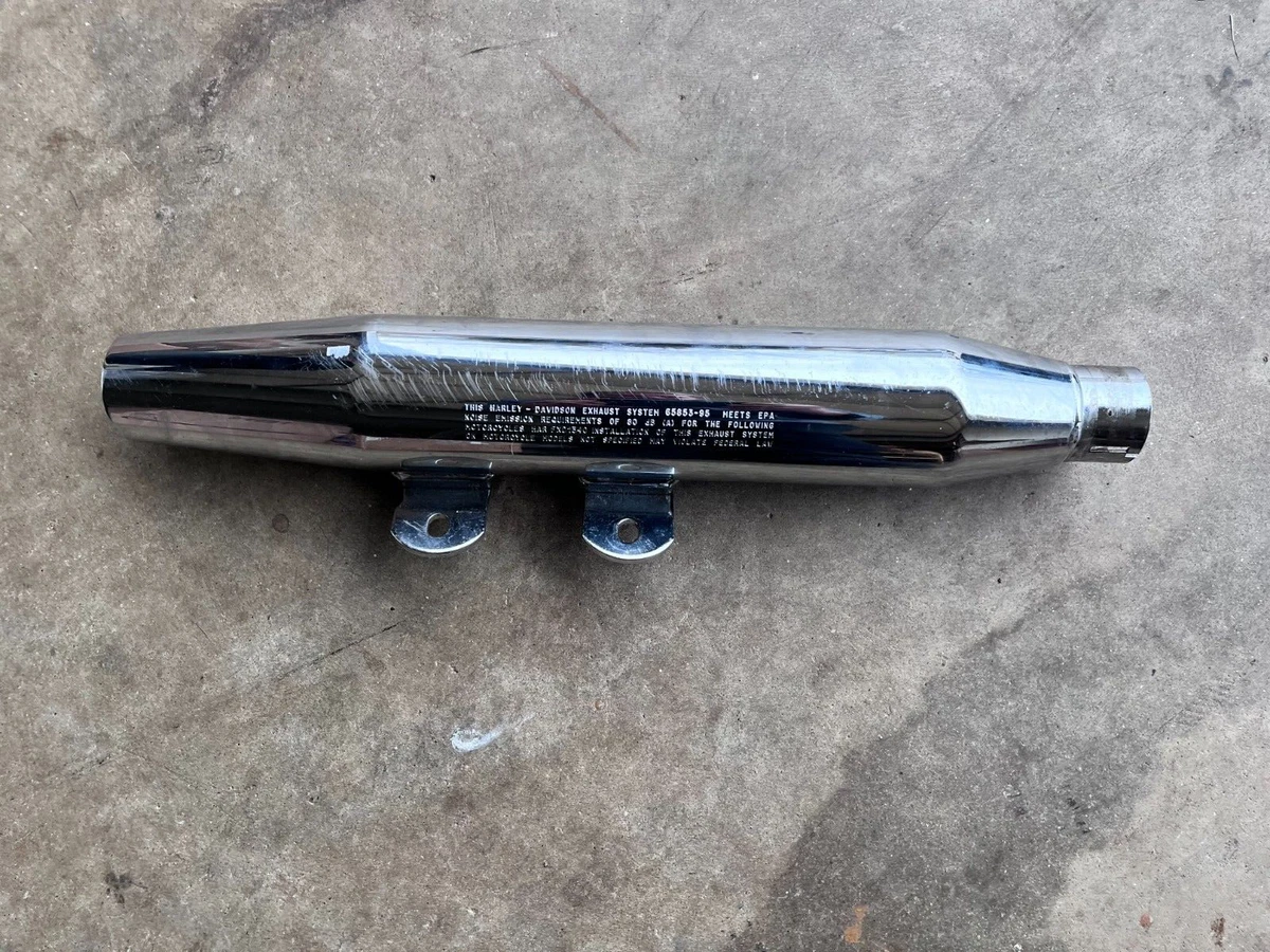 Harley Davidson Exhaust Muffler Chrome #65853-95 | eBay