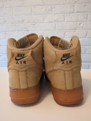 Nike Air Force 1 High Flax Wheat Brown 922066-203 Youth Shoes size