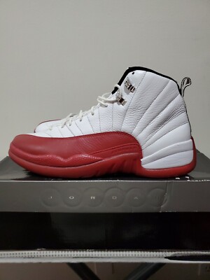 Air Jordan 12 Retro Cherry 2009 Size 11 Pre-owned!