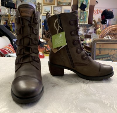 Pikolinos - Leather Lace-Up Ankle Boots 
