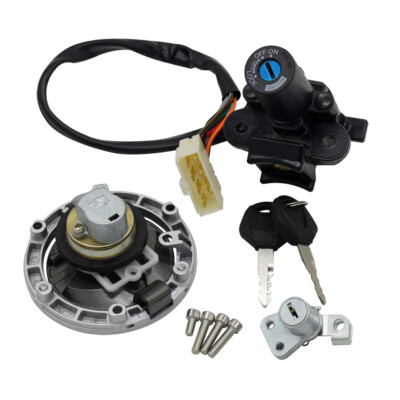 Complete Lock Set for Kawasaki Ninja 250R EX250J 2008-2012 Gas Cap Ignition Key