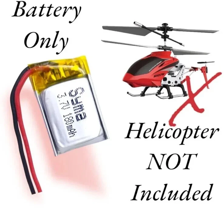 3.7v 180mAh Replacement Battery For S107G Syma RC Mini Indoor Helicopters Spare  - Image 3 of 4