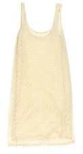 Women's Zara Fabric dress Size L Ivory Net 187311