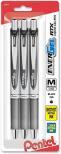 Pentel Energel Deluxe RTX Gel Pens, Medium Point, 0.7 Mm, Assorted Barrels, Bl