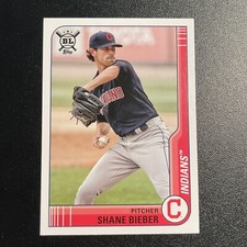 2021 Big League Base #177 Shane Bieber - Cleveland Indians