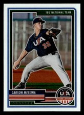 Carson Messina 2023 Panini USA Baseball Stars & Stripes Card #10 USA