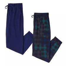 Cuddl Duds French Terry Cuffed Bottom Pajama Pants Set of 2 Mens XXL NWT