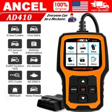 Ancel AD410 OBD2 EOBD Engine Code Reader Automotive Car Fault Diagnostic Tool