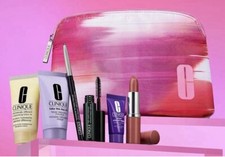 Clinique 7pc Travel Size Skincare Makeup Samples Gift Set, NEW, Fall 2024