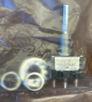 NKK M-2013 Toggle Switch ON/OFF/ON 3 Position 6A 125VAC Flat