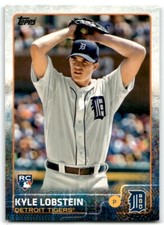 2015 TOPPS KYLE LOBSTEIN RC DETROIT TIGERS #312