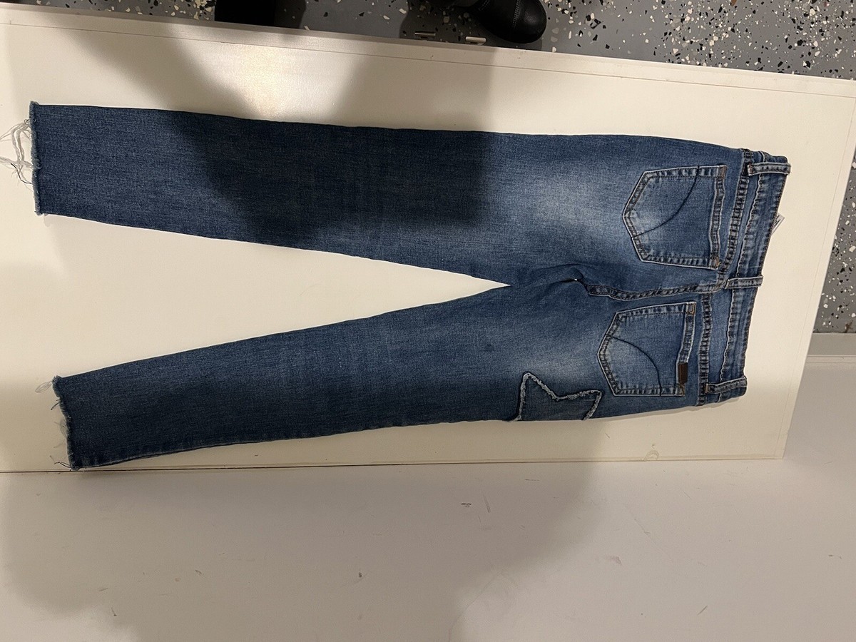 Jean Joe's Jeans Enfant Taille 12 Slim Droit Noir Avec Zip Bas De Jambe - Occasion
