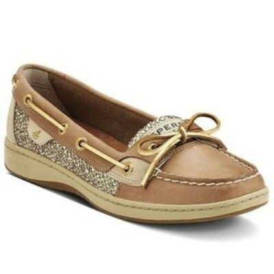 Sperry Top Sider Angelfish Gold Glitter Boat Shoe