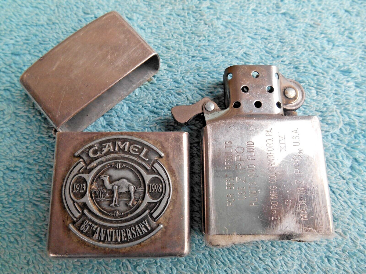 VINTAGE Zippo 1998 LIGHTER CAMEL 85th ANNIVERSARY 1913-1998 