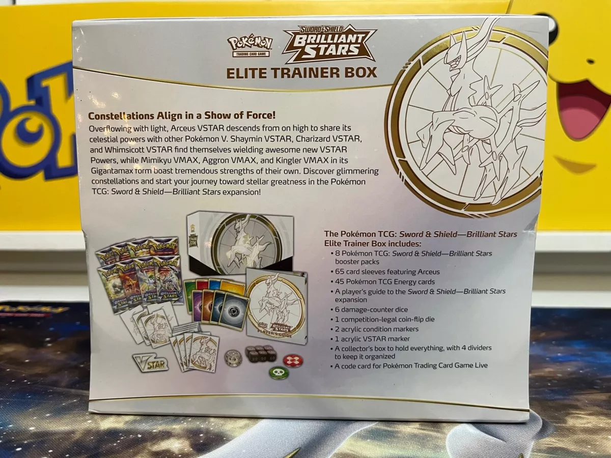 Pokemon Trading Card Game: Sword and Shield Brilliant Stars Elite Trainer  Box