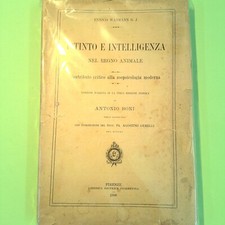 ISTINTO E INTELLIGENZA NEL REGNO ANIMALE WASMANN 1908