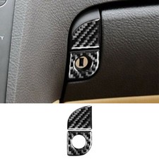 Cubierta de interruptor de caja de almacenamiento de guantes copiloto de fibra de carbono suave para Luxury GS 2006-2011