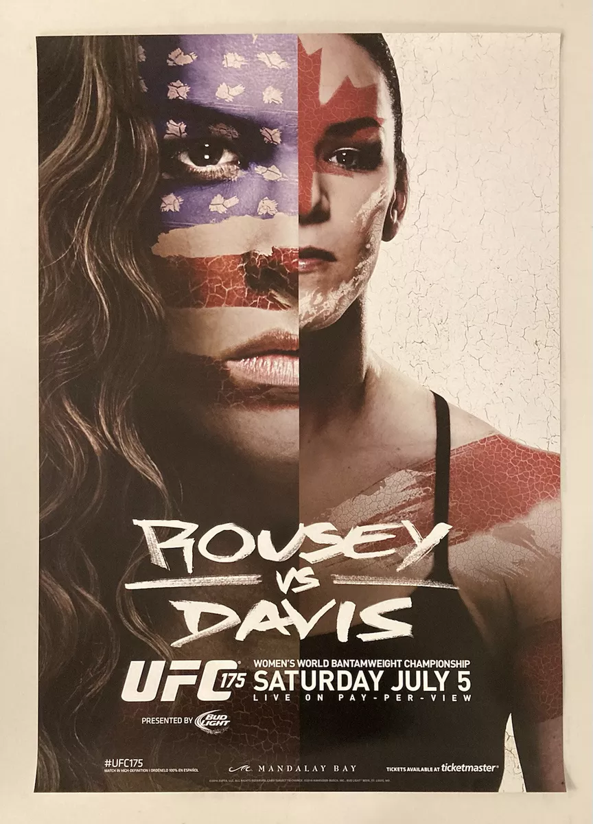 UFC 175 Limited Edition Poster, Ronda Rousey, Alexis Davis, 27x39 | eBay