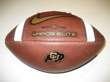2023 Colorado Buffaloes GAME BALL Nike Vapor Elite Football University - PRIME