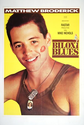 BILOXI BLUES Original exYU movie poster 1988 MATTHEW BRODERICK, WALKEN, NICHOLS