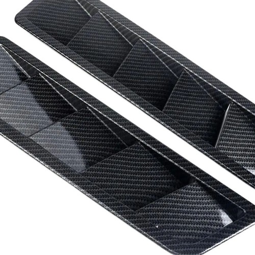 Universal ABS Car Air Flow Intake Hood Scoop Vent Bonnet Cover Carbon Fiber Look - Bild 7 von 10