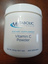Sealed Metabolic Maintenance Vitamin C Powder/1100 mg Pure Ascorbic Acid 04/26