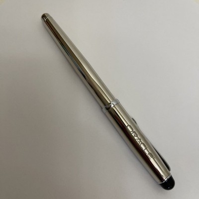 Vintage Oracle Corporation Ballpoint Pen Silver Toned Needs Ink Refil Germany