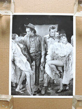 Clint Eastwood and Eric Fleming with showgirls TV western photo 1960's Rawhide