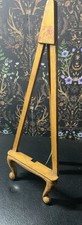 VTG Italian Florentine Wood Tabletop Display Easel 14.5&rdquo; Gold Gilt Mid Century