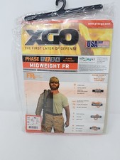 XGO Flame Retardant FR 2 Desert Sand Tactical Men's Crew Large 2F11A New