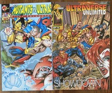 Mutants Vs. Ultras: First Encounters #1 (1995) AND Ultraverse Unlimited:2 (1996)