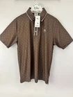 PUMA X Arnold Palmer Tipped Jac Golf Polo Shirt Men's Size L Flat Bronze/33612