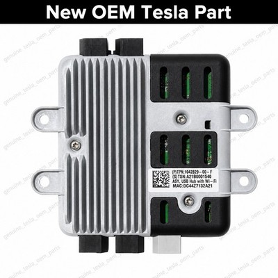 16-20 Tesla Model S X USB WiFi Hub Module OEM 1042829-00-F