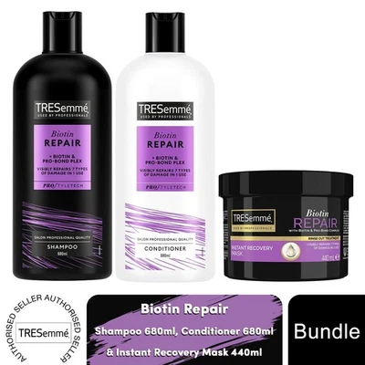 Tresemme Shampoo & Conditioner Biotin Repair 680ml with Mask 440ml