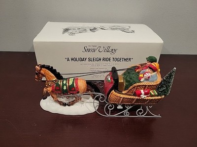 Department 56 Snow Village, A HOLIDAY SLEIGH RIDE TOGETHER #54921