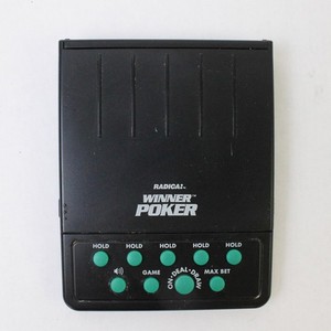 Vintage Radica Winner Poker Electronic Handheld Game Model 1710 Untested