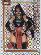 2026 Topps Chrome Marvel Comics #33 Dragonfire X-Fractor