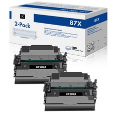 2x CF287X High Yield Toner Cartridge for HP LaserJet Enterprise MFP M527dn M527f