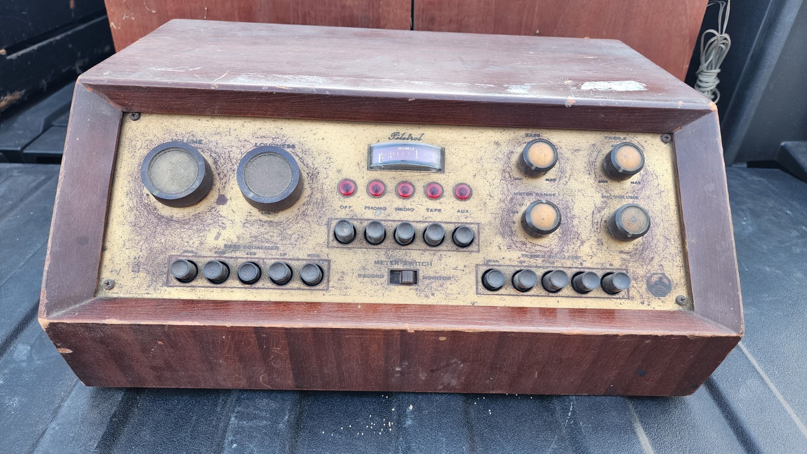 Vintage Pilot Pilotrol PA-913 Tube Preamp Preamplifier Rare Untest 