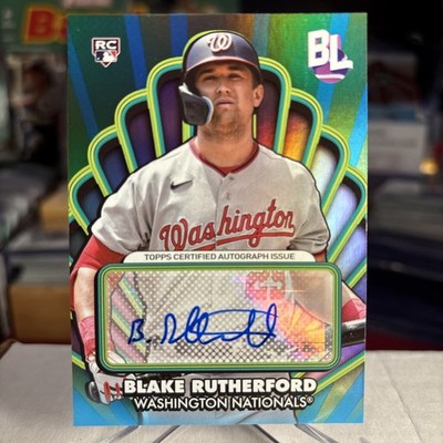 Blake Rutherford AUTO 2024 Topps Big League Nats Rookie RC   MINT GEM?
