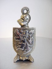 Vintage Knight in Armour – BOTTLE OPENER – With Cast Iron Shield Stand 1950s