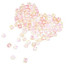  100 Pcs Jewelry Making Beads for Bracelet Spacer Earring Faceted