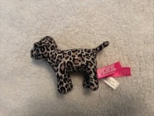 Victoria  s Secret Pink Mini Plush Leopard Dog 2014 Rare Limited Edition New
