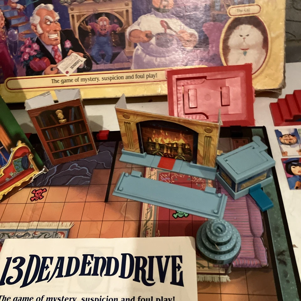 13 Dead End Drive Board Game by MB Games 1994 Family Fun Retro Vtg Spares - Image 4 of 4