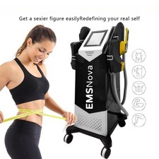 HIEMT RF 4 Handles Muscle Building Body Shaping Salon Machine EMS Sculpting Fat