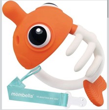 Mombella Clownfish Teethers For Baby, Teething Toy with Lanyard to Attach on