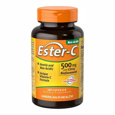 Ester-C with Citrus Bioflavonoids 500 Mg 120 Caps By American Health