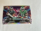 2025 Topps Cosmic Chrome A.J. Brown/Jalen Hurts Base (RAW)